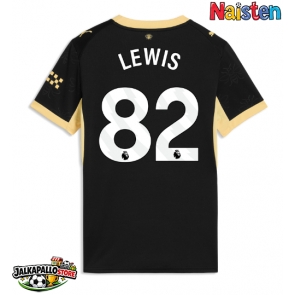 Manchester City Rico Lewis #82 Vieraspaita Naisten 2026-27 Lyhythihainen
